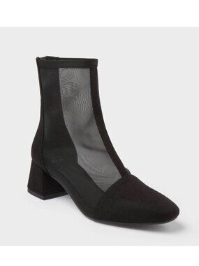 A New Day, Women’s Celaena Mesh Ankle Boots, Block Heel with Memory Foam Insole